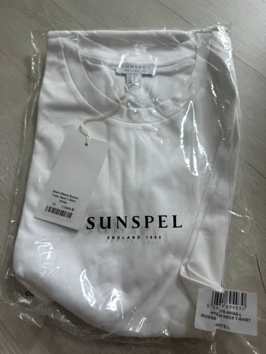 サンズフェル リービエラ クルーネック 半袖 Tシャツ 白 L