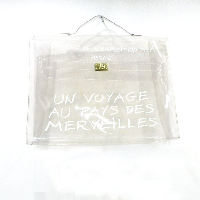 HERMES 1997年展覧会限定 ビニールケリー 三重本店】 中古 HERMES 