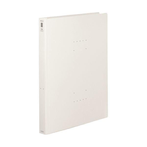 ds-（まとめ）コクヨフラットファイル(NEOS)(厚とじ) A4タテ 250枚収容 背幅28mm オフホワイト フ-NEW10W1セット(10冊) 〔×5セット〕