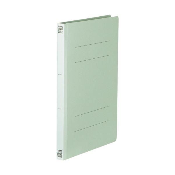 ds-（まとめ）プラス フラットファイル 樹脂とじ具B5タテ 150枚収容 背幅18mm ブルー No.031N 1セット(10冊) 〔×10セット〕