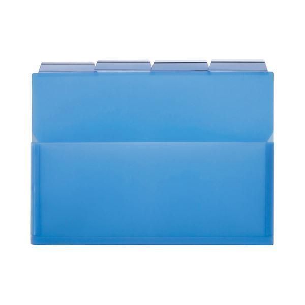 ds-（まとめ）ライオン事務器PPポケットホルダー(エール) A4 ブルー マチ付 PH-42A-B 1パック(4冊) 〔×10セット〕 7,508円