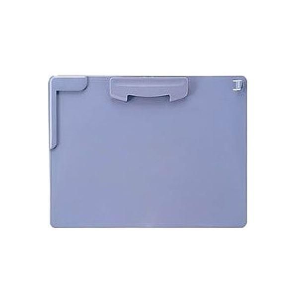 ds-（まとめ）ライオン事務器 クリップボード A4ヨコブルー CS-221N A4-S 1枚 〔×10セット〕