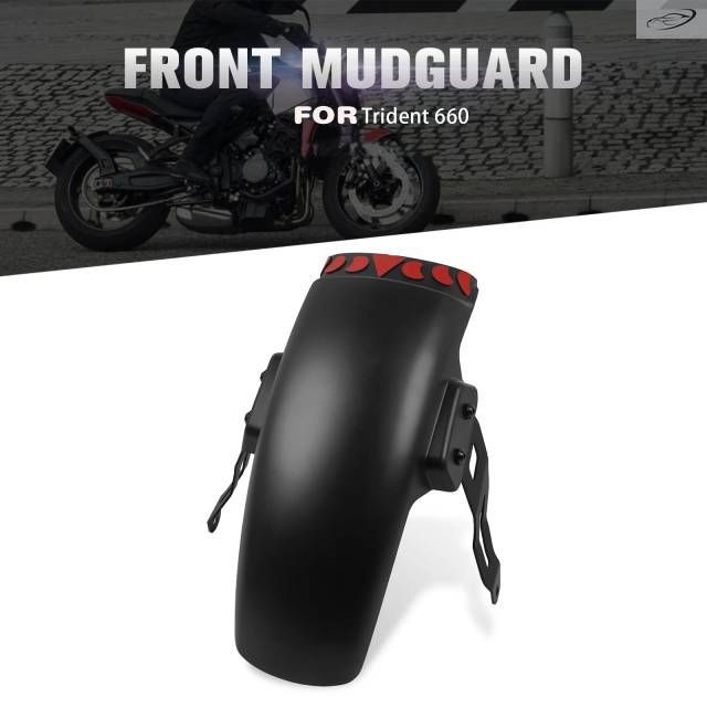 Trident660 2021-2022 - 24 Motorcycle Front Fender Extender Handguard Bracket Mudguard Extension 7,059円