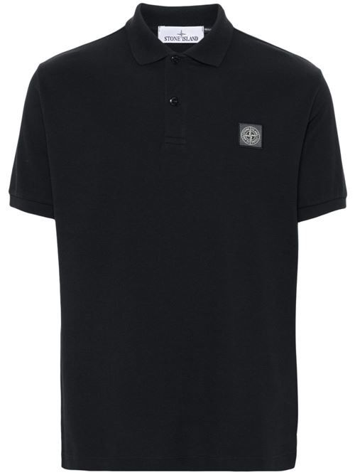 STONE ISLAND ロゴコットンポロシャツ 送料無料 32,013円