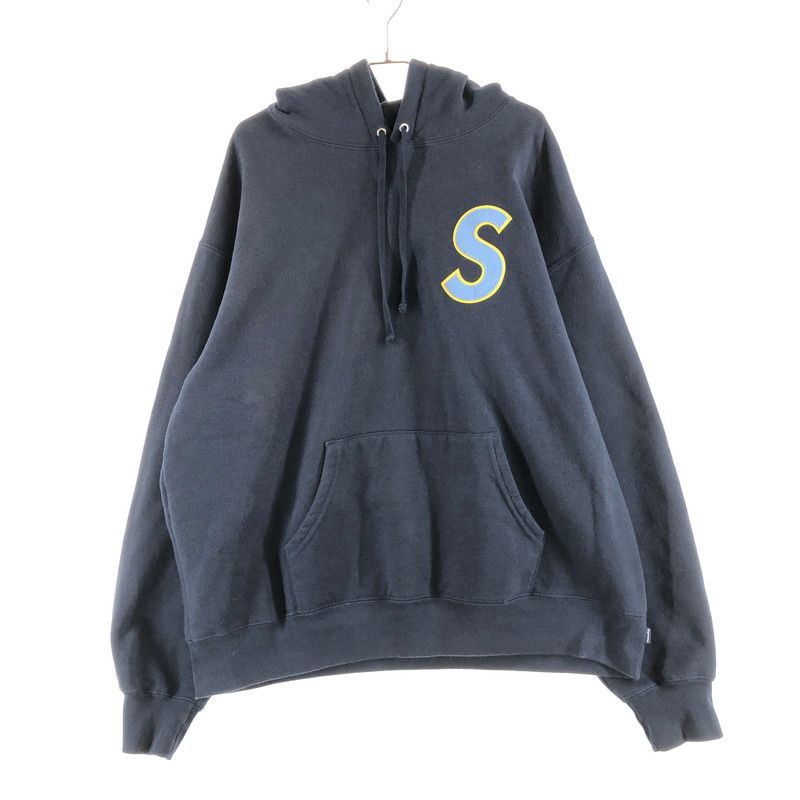 【中古品】 supreme S Logo Hooded SweatshirtS シュプリーム ロゴ フーデッド スウェットシャツ プルオーバーパーカー 【147-260809-sm-04-otoh】