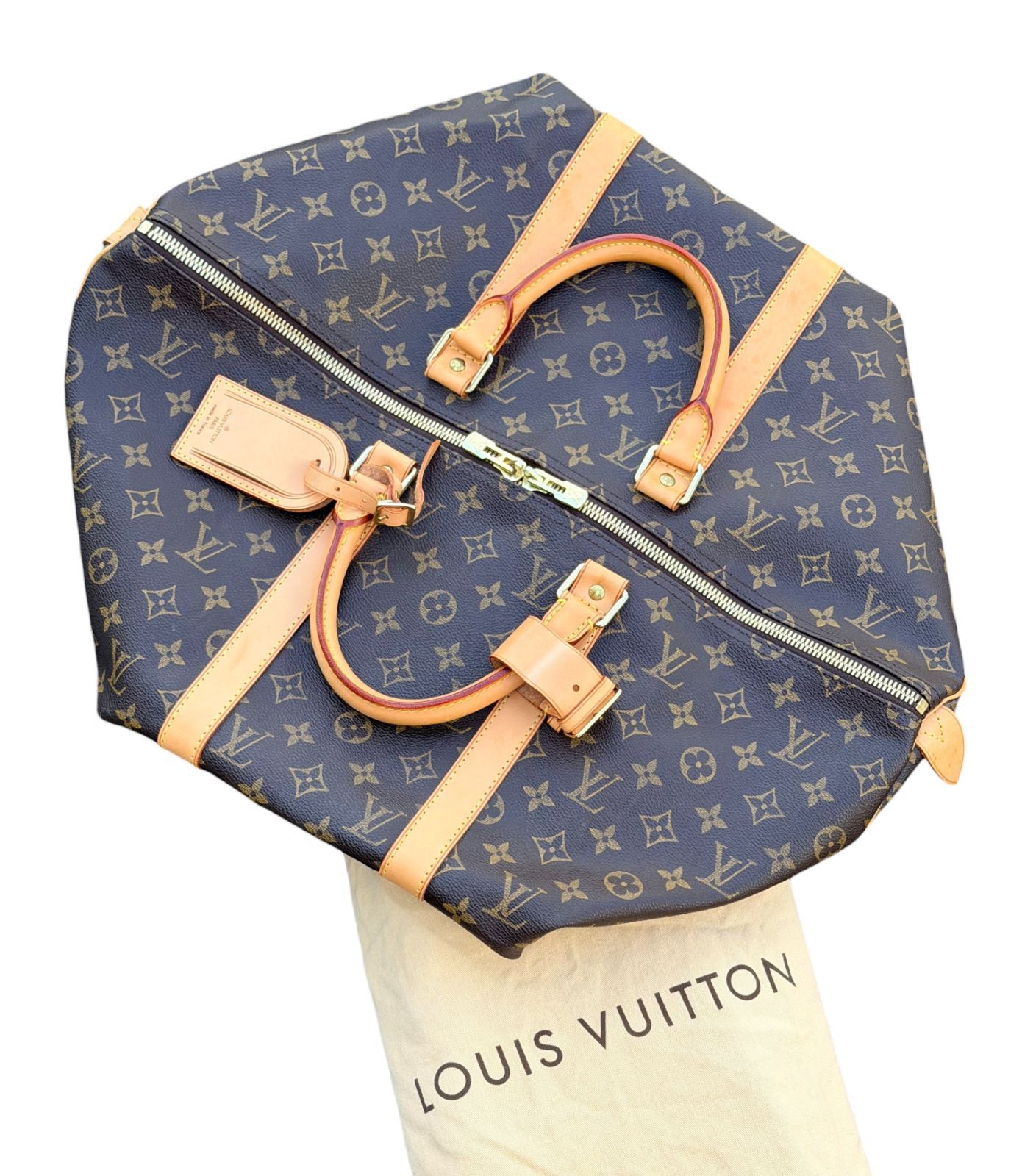 超美品◇本物◇ルイヴィトンLOUISVUITTONモノグラムキーポル50旅行