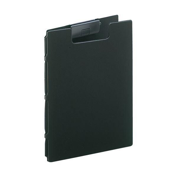ds-（まとめ）リヒトラブ クリップファイル(捺印対応)A4 40枚とじ 黒 F-2660-24 1冊 〔×5セット〕