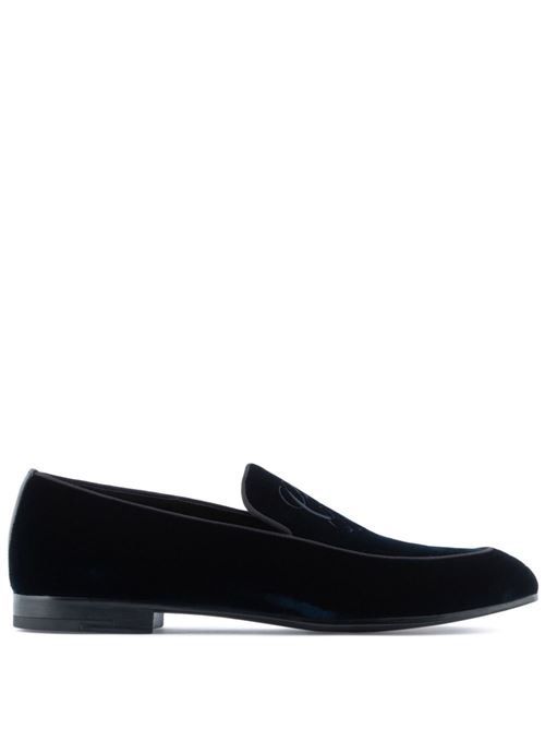 GIORGIO ARMANI ベルベット ローファー 送料無料