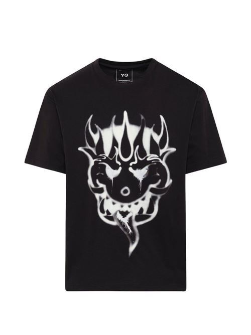 Y-3 プリントコットンTシャツ 送料無料 27,193円