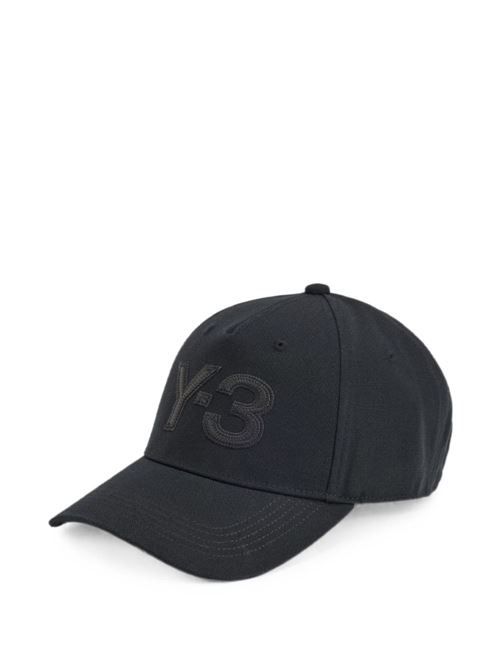 Y-3 ロゴコットンベースボールキャップ 送料無料