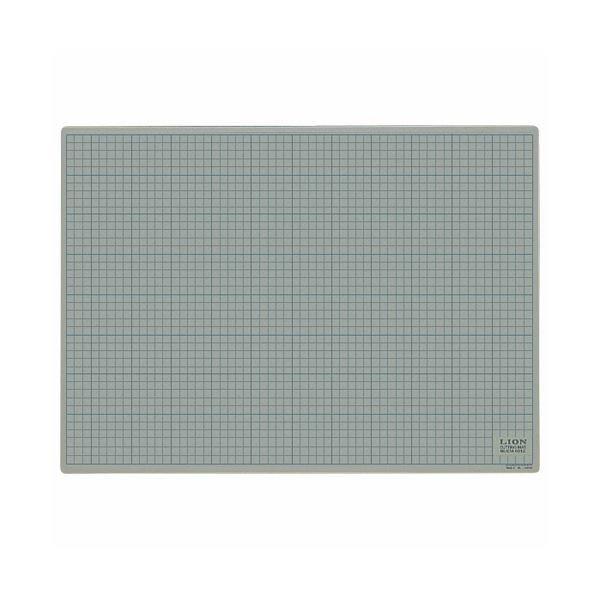 ds-ライオン事務器 カッティングマット再生PVC製 両面使用 620×450×3mm 灰/黒 CM-6012 1枚