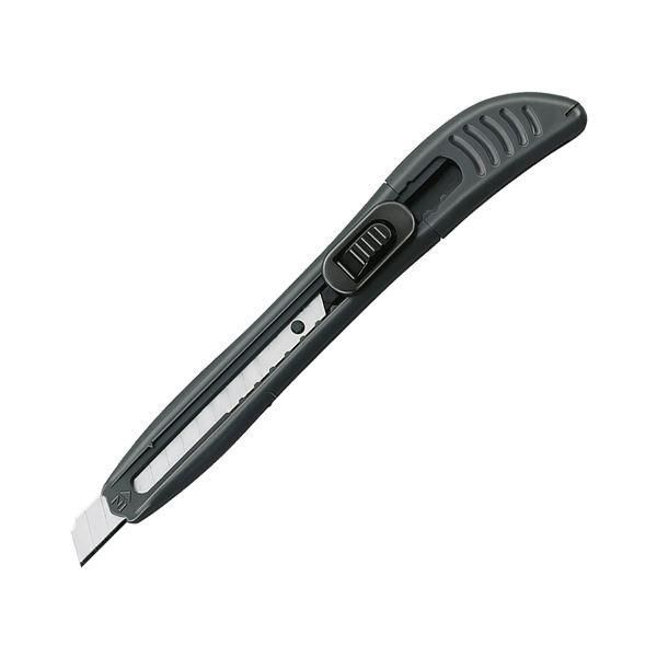 ds-(まとめ) コクヨカッターナイフ(標準型・グリップ付) ユニバーサルデザイン ブラック HA-7ND 1本 〔×30セット〕