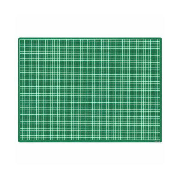 ds-ライオン事務器 カッティングマット再生オレフィン製 両面使用 620×450×3mm グリーン CM-60S 1枚