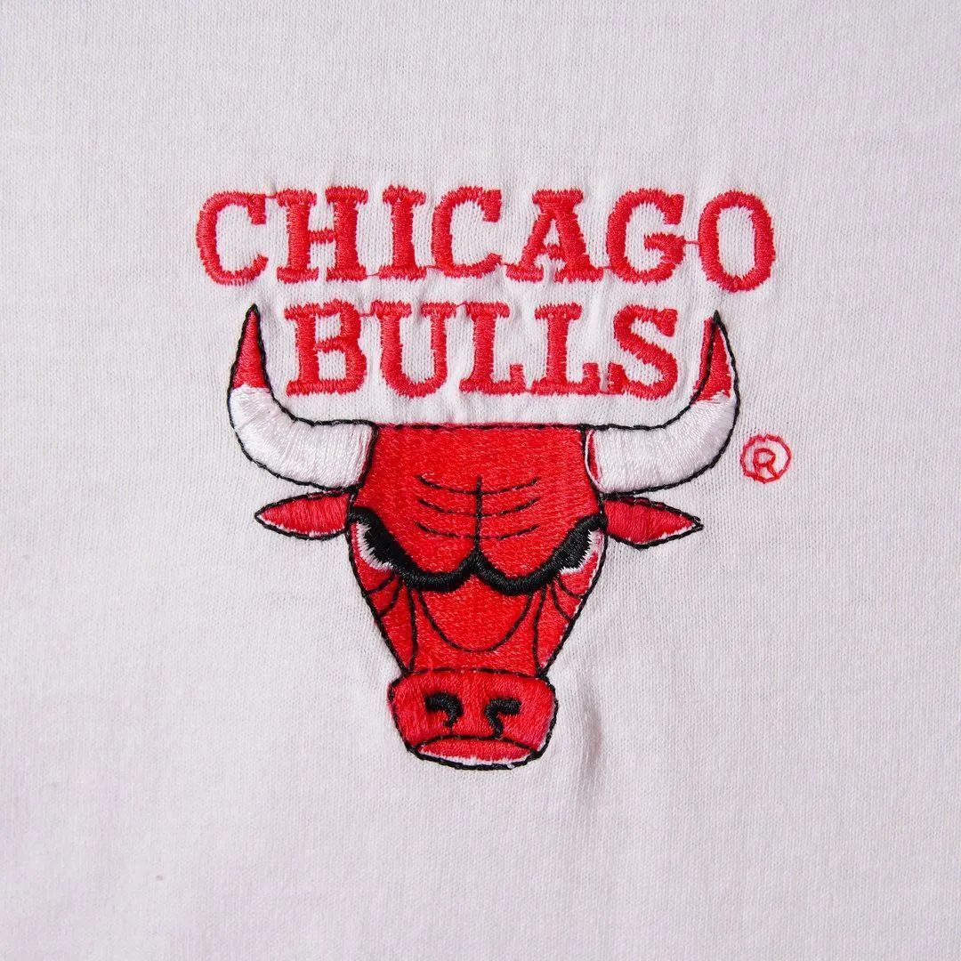 90s USA製 NBA シカゴ・ブルズ CHICAGO BULLS Tシャツ XL ホワイト