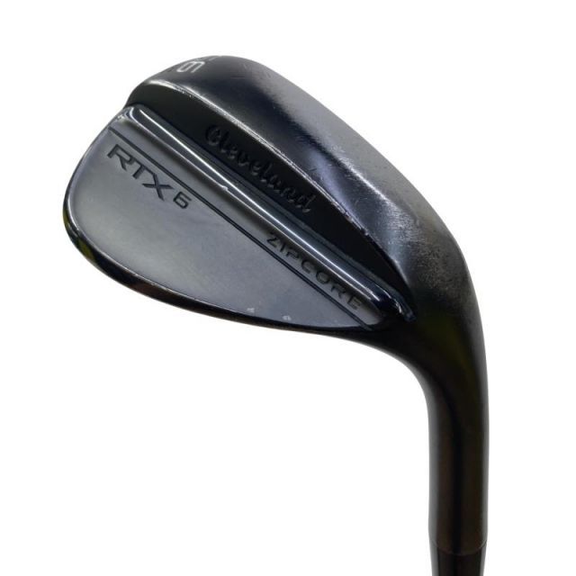 【中古】 クリーブランド Cleveland RTX-6 ZIPCORE ブラックサテン 56°/08° LOW+ ウェッジ WG Dynamic Gold (フレックスS) メンズ 男性用 右利き 右用 Cランク ゴルフクラブ