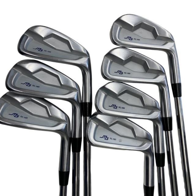 【中古】 三浦技研 TC-101 7S アイアンセット IR 純正特注シャフト (フレックスS) メンズ 男性用 右利き 右用 Cランク ゴルフクラブ