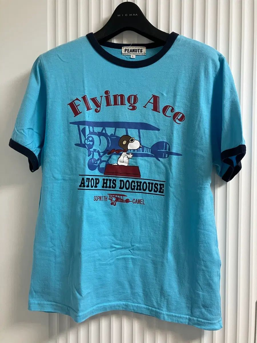 ピーナッツ リンガーTシャツ 半袖Tシャツ