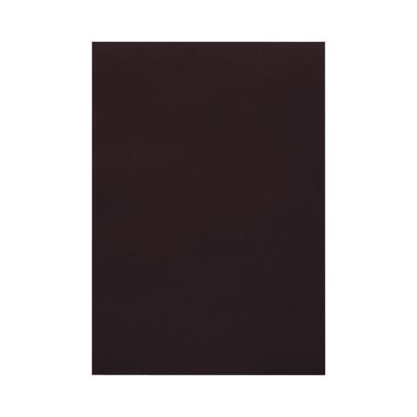 ds-(まとめ) TANOSEE 色画用紙 八つ切 くろ 1パック（10枚） 〔×50セット〕