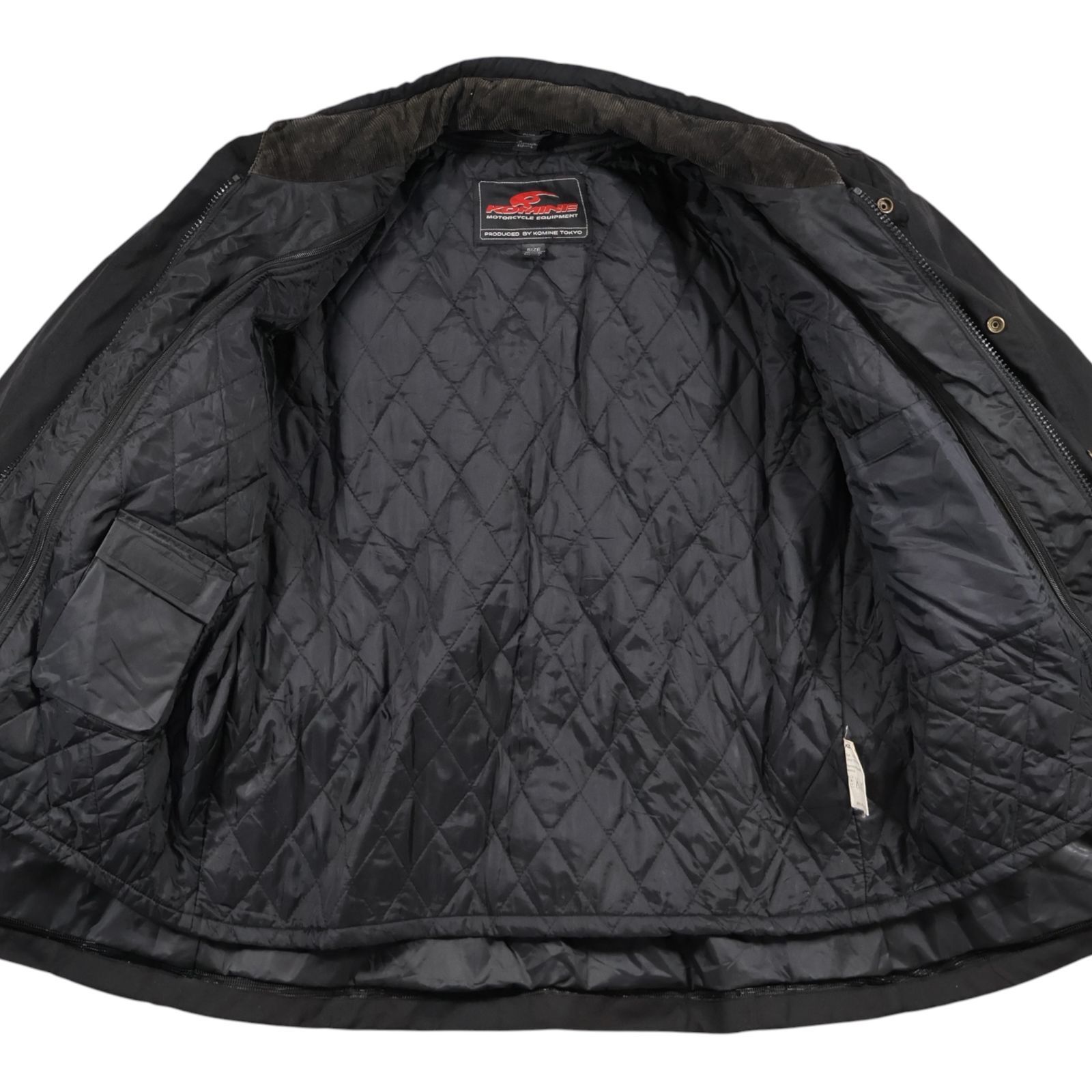 KOMINE コミネ レーシングジャケット XL 黒 ライナー着脱 メッシュ