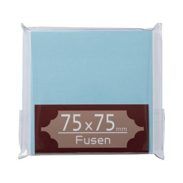 ds-(まとめ) TANOSEE ふせん 75×75mm 空 1冊 〔×50セット〕