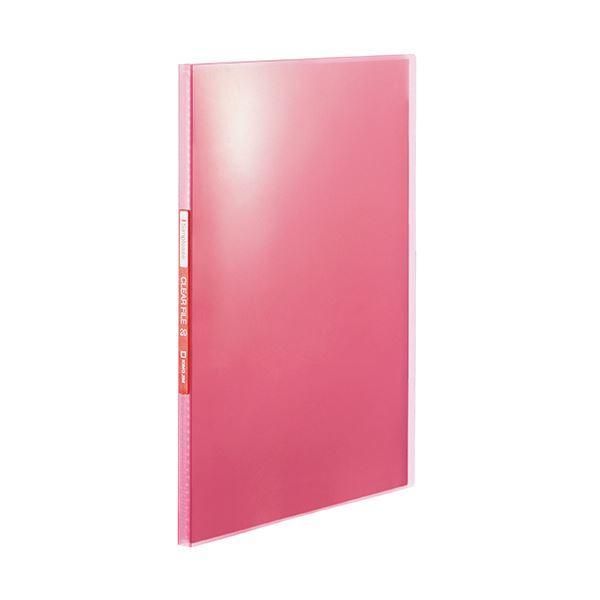 ds-(まとめ) キングジム シンプリーズクリアーファイル(透明) A4タテ 20ポケット 背幅12mm ピンク TH184TSPP 1冊 〔×50セット〕