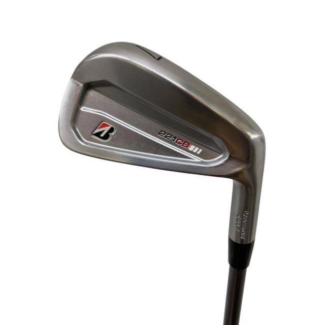 【中古】 ブリヂストン BRIDGESTONE 221CB 7S アイアンセット IR 純正特注シャフト (フレックスS) メンズ 男性用 右利き 右用 Cランク ゴルフクラブ