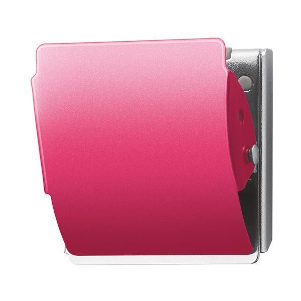 ds-(まとめ) プラス マグネットクリップ ホールド Lピンク CP-047MCR 1個 〔×30セット〕