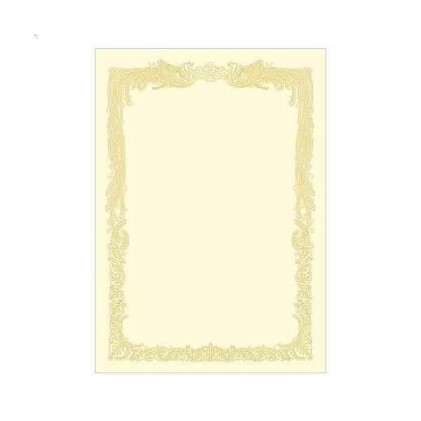 ds-(まとめ) タカ印 OA賞状用紙 クリーム A4 ヨコ書用 10-1068 1冊（10枚） 〔×30セット〕