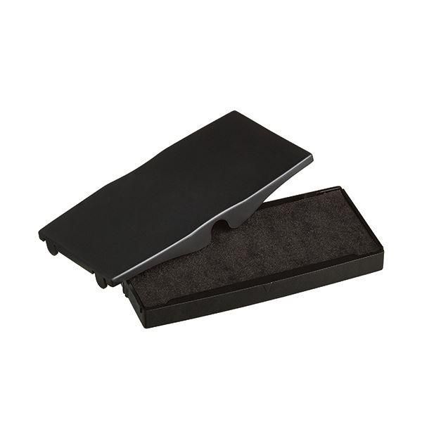 ds-(まとめ) シャイニー スタンプ内蔵型角型印S-855専用パッド 黒 S-855-7B 1個 〔×30セット〕