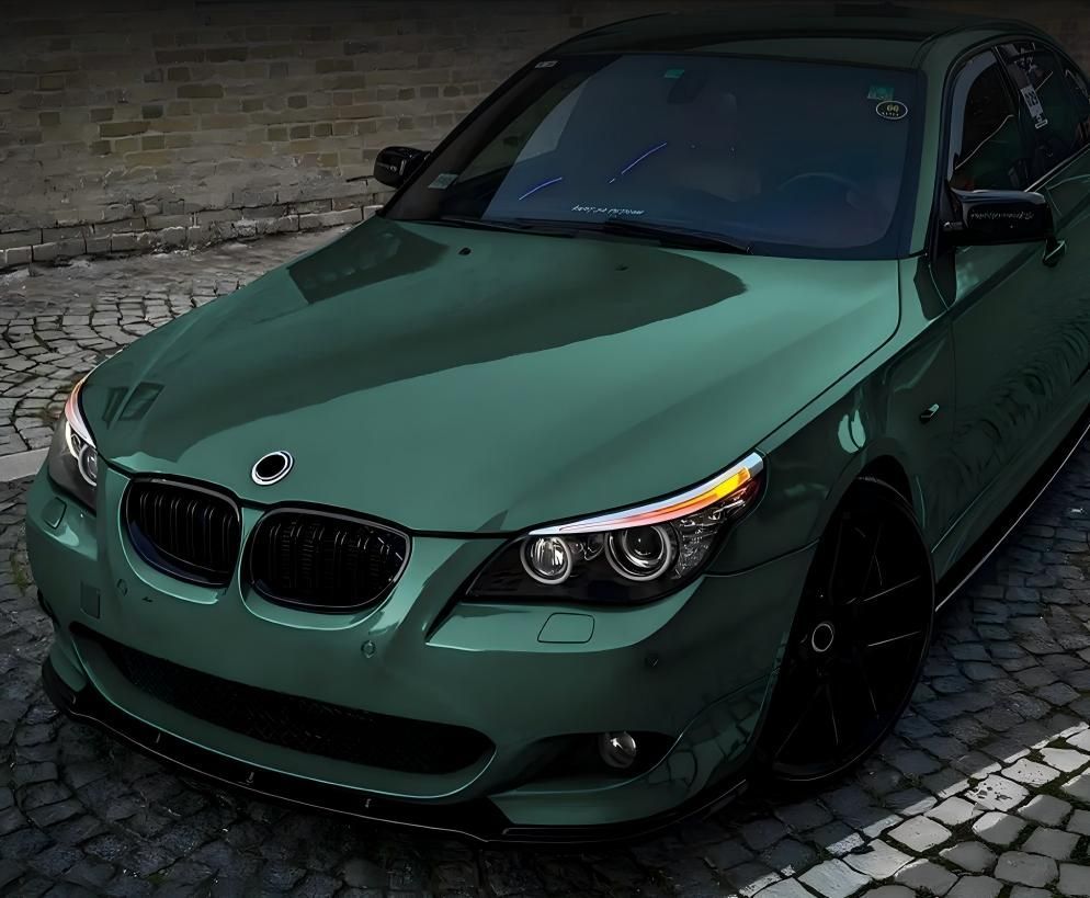 BMW 5シリーズ E60/E61 2004-2010対応 フロントグリル 中網 ブラック ABS製 外装アクセントパーツ
