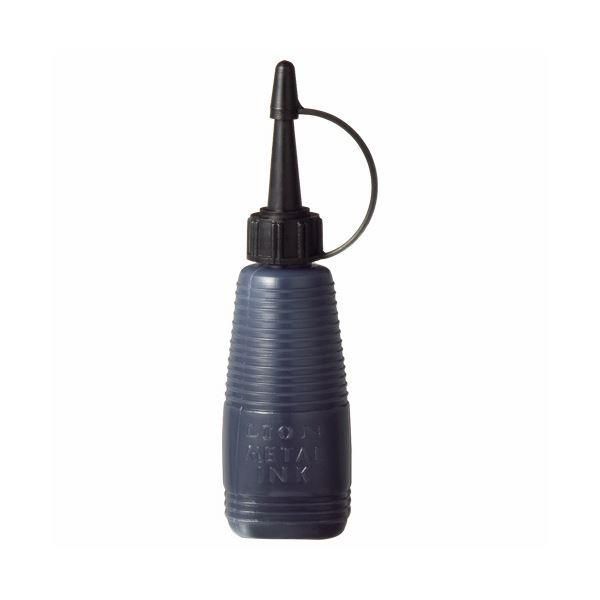 ds-(まとめ) ライオン事務器 メタルインキ 黒30ml 207-82 1個 〔×30セット〕