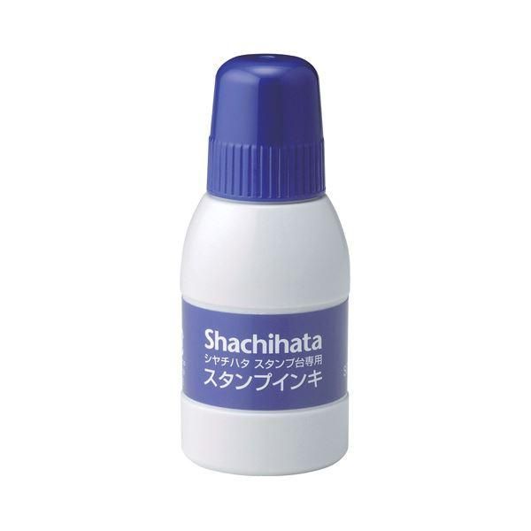 ds-(まとめ) シヤチハタ スタンプ台専用補充インキ 40ml 藍色 SGN-40-B 1個 〔×30セット〕