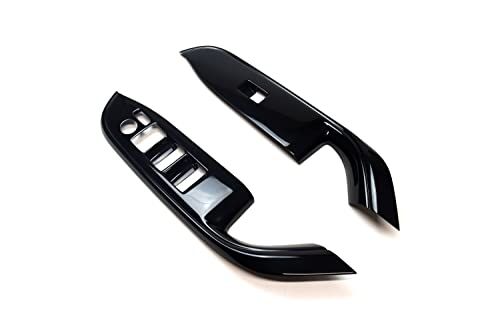 H★SecondStage トヨタ ノア/ヴォクシー90系 対応 フロントPWSW(ドアスイッチ)パネル ピアノブラック T658BLK 90ecfe26 12,536円