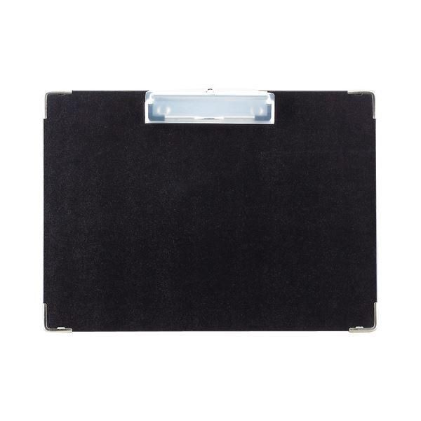 ds-(まとめ) TANOSEE 用箋挟 B4ヨコ ブラック 1枚 〔×30セット〕
