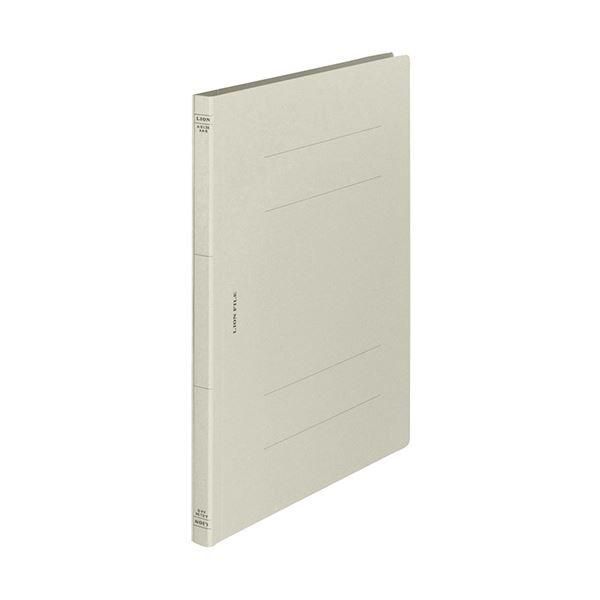 ds-(まとめ) ライオン事務器 フラットファイル(環境)樹脂押え具 A4タテ 150枚収容 背幅18mm グレー A-513K Sガタ 1セット(10冊) 〔×30セット〕