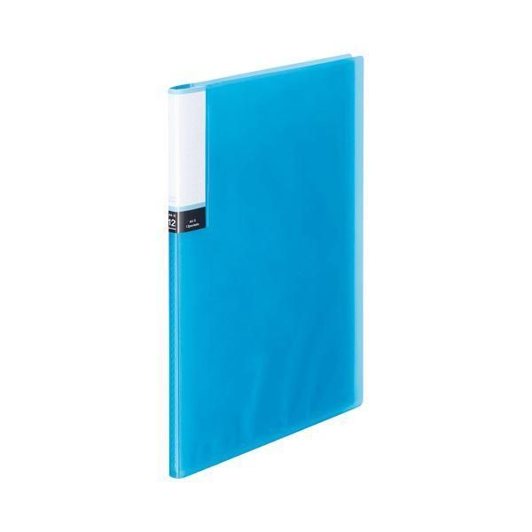 ds-(まとめ) TANOSEE クリアブック（透明表紙） A4タテ 12ポケット 背幅8mm ブルー 1冊 〔×30セット〕 7,030円