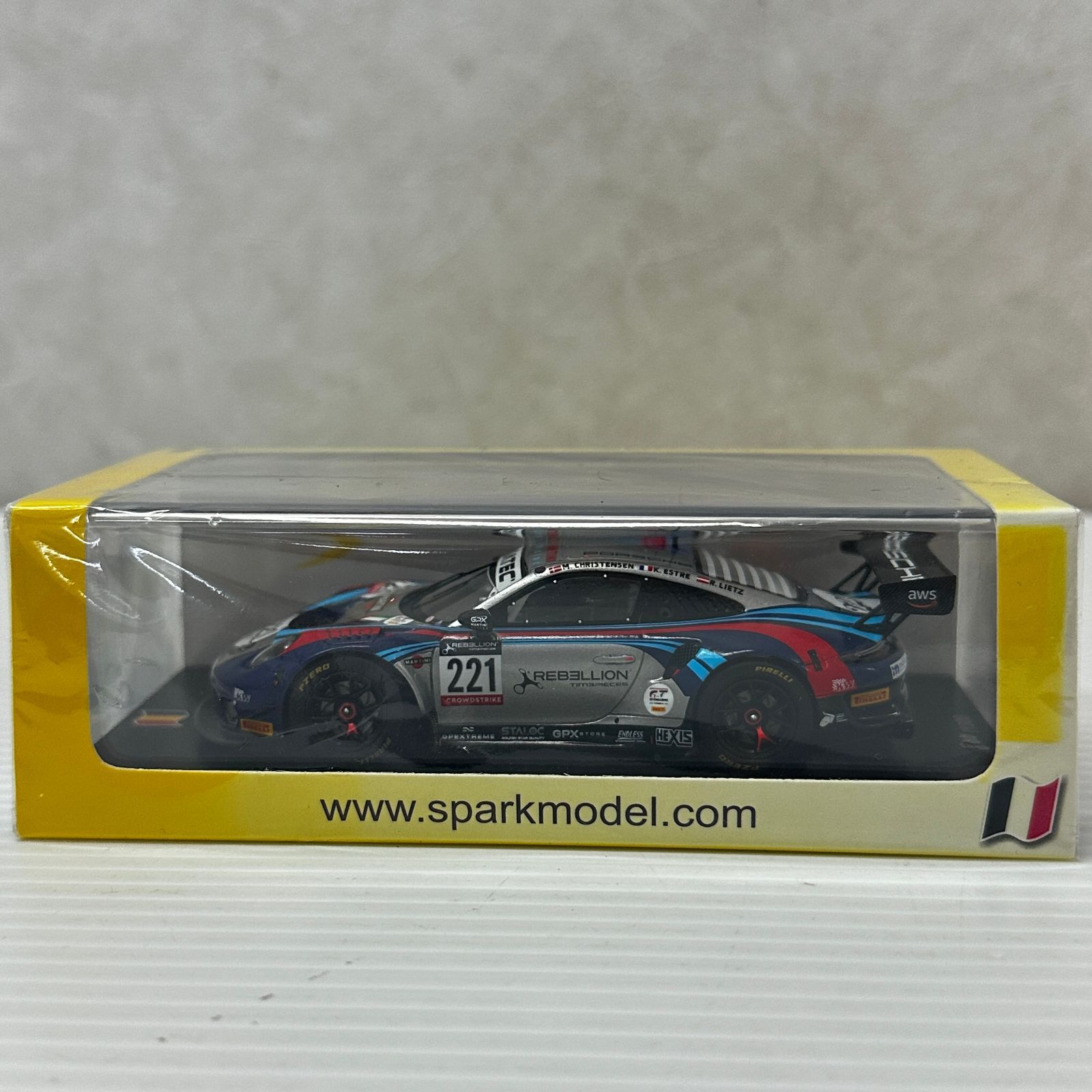 ★スパーク 1/43 Porsche 911 GT3 R GPX Martini Racing 24H Spa 2022 ※箱日焼けあり※ 未開封品 smsmini098597