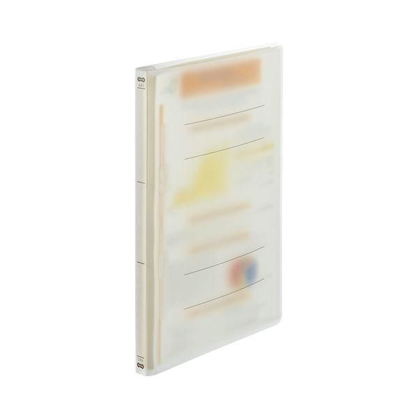 ds-(まとめ) TANOSEE フラットファイル（PP） A4タテ 150枚収容 背幅17mm クリア 1パック（5冊） 〔×30セット〕