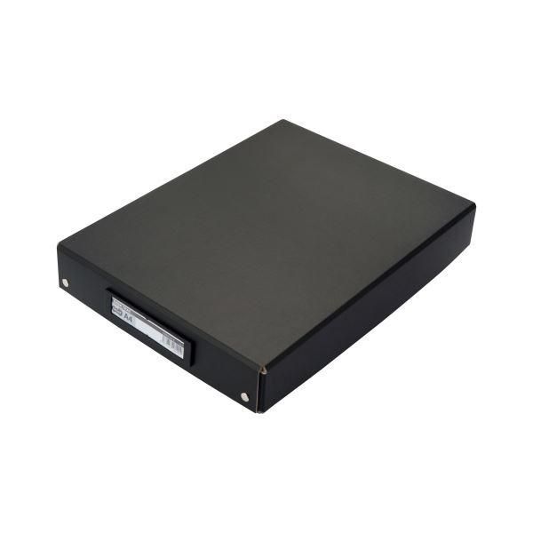 ds-(まとめ) TANOSEE デスクトレー A4 黒 1個 〔×30セット〕