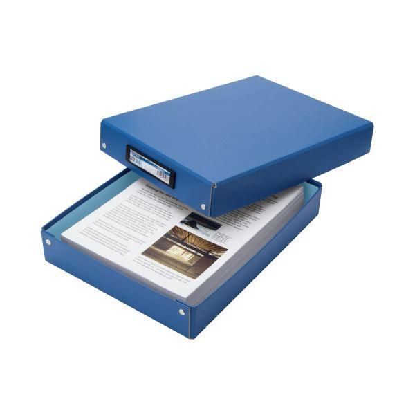 ds-(まとめ) TANOSEE デスクトレー A4 青 1個 〔×30セット〕