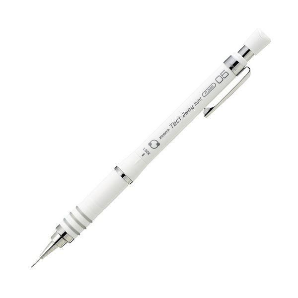 ds-(まとめ) ゼブラ シャープペンシルテクトツゥーウェイ ライト 0.5mm （軸色 白） MA42-W 1本 〔×30セット〕 18,837円