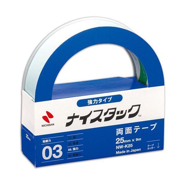 ds-(まとめ) ニチバン ナイスタック 両面テープ 強力タイプ 大巻 25mm×9m NW-K25 1巻 〔×30セット〕