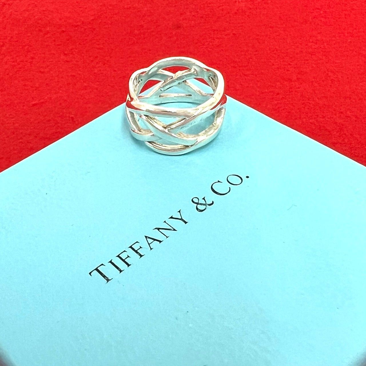 極 美品 TIFFANY&Co. ティファニー ヴィンテージ ケルテックノット