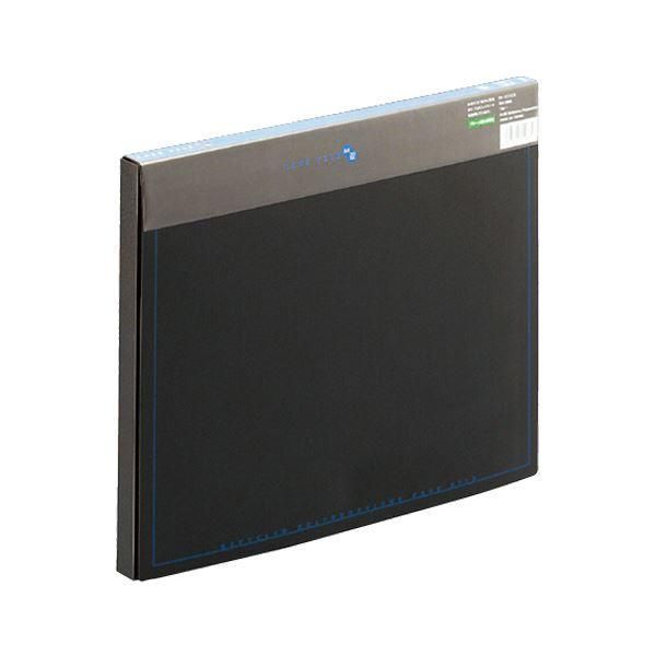 ds-(まとめ) プラス ケースファイル 再生PP A4背幅20mm ブラック(背見出し色ブルー) FL-131CE 1冊 〔×30セット〕