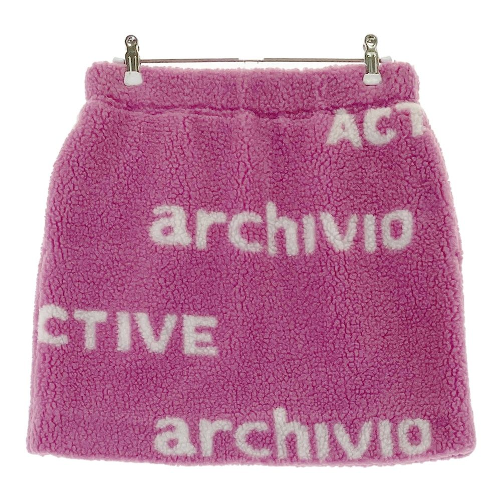 サイズ：38 ARCHIVIO アルチビオ ×MAC&CO 蓄熱 ボア スカート ピンク系 [240101620008] ゴルフウェア レディース ストスト