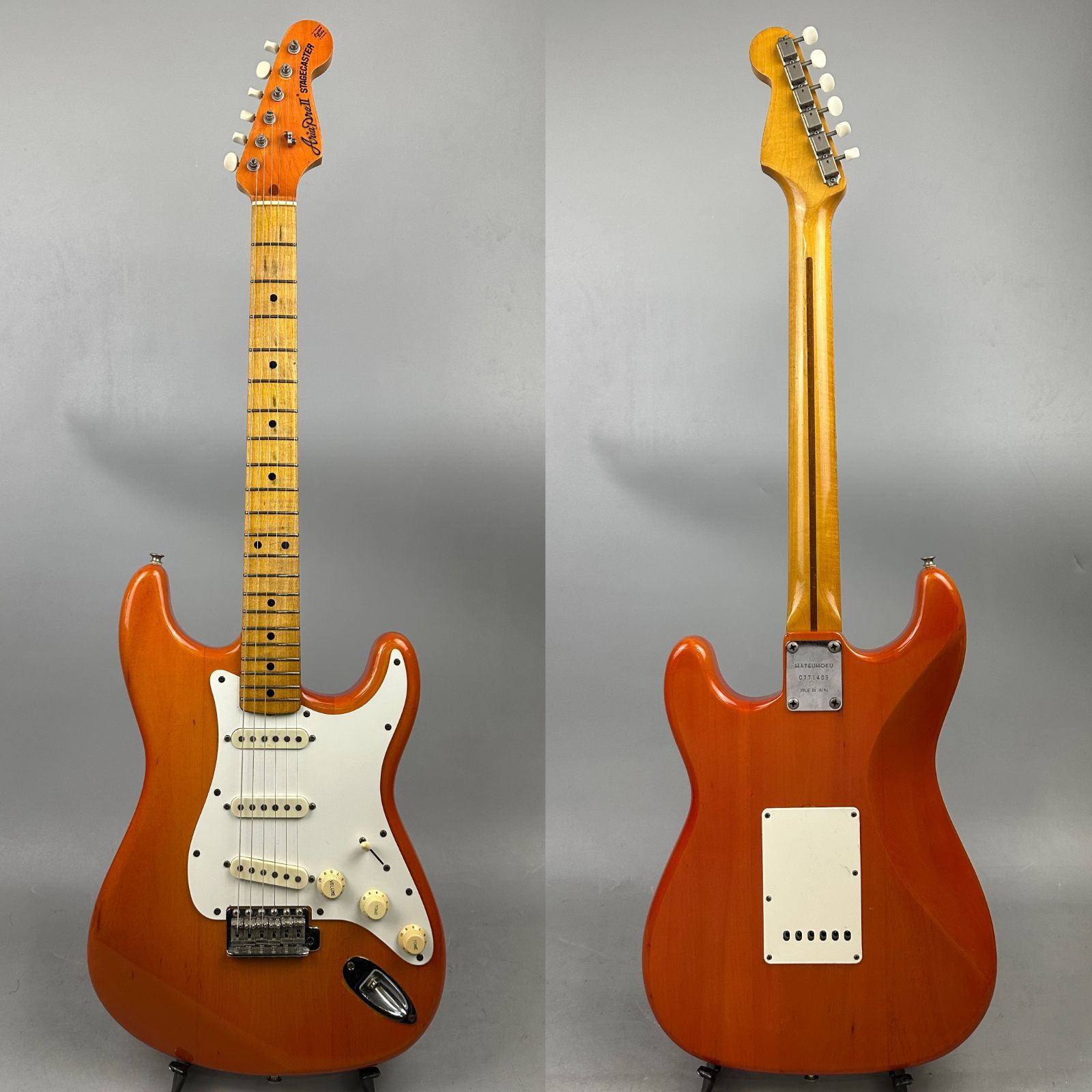 Aria Pro Ⅱ ST-500 Stagecaster 1977年製 楽器店メンテナンス済！ Aria Pro II ST-500 Stagecaster 1977年製