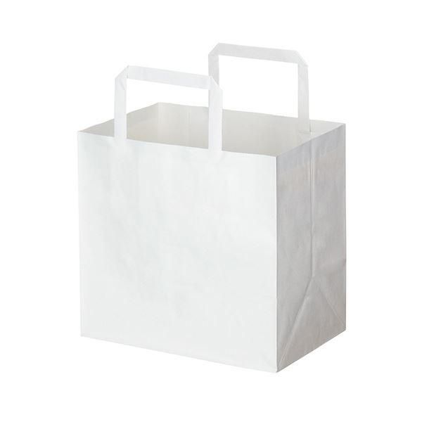 ds-(まとめ) HEIKO Hフラットチャームバッグ220-1 白 #003277305 1パック（50枚） 〔×10セット〕