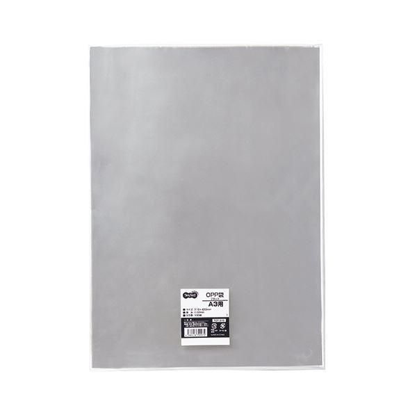 ds-(まとめ) TANOSEE OPP袋 フラット A3用 310×430mm 1パック（100枚） 〔×10セット〕 10,724円
