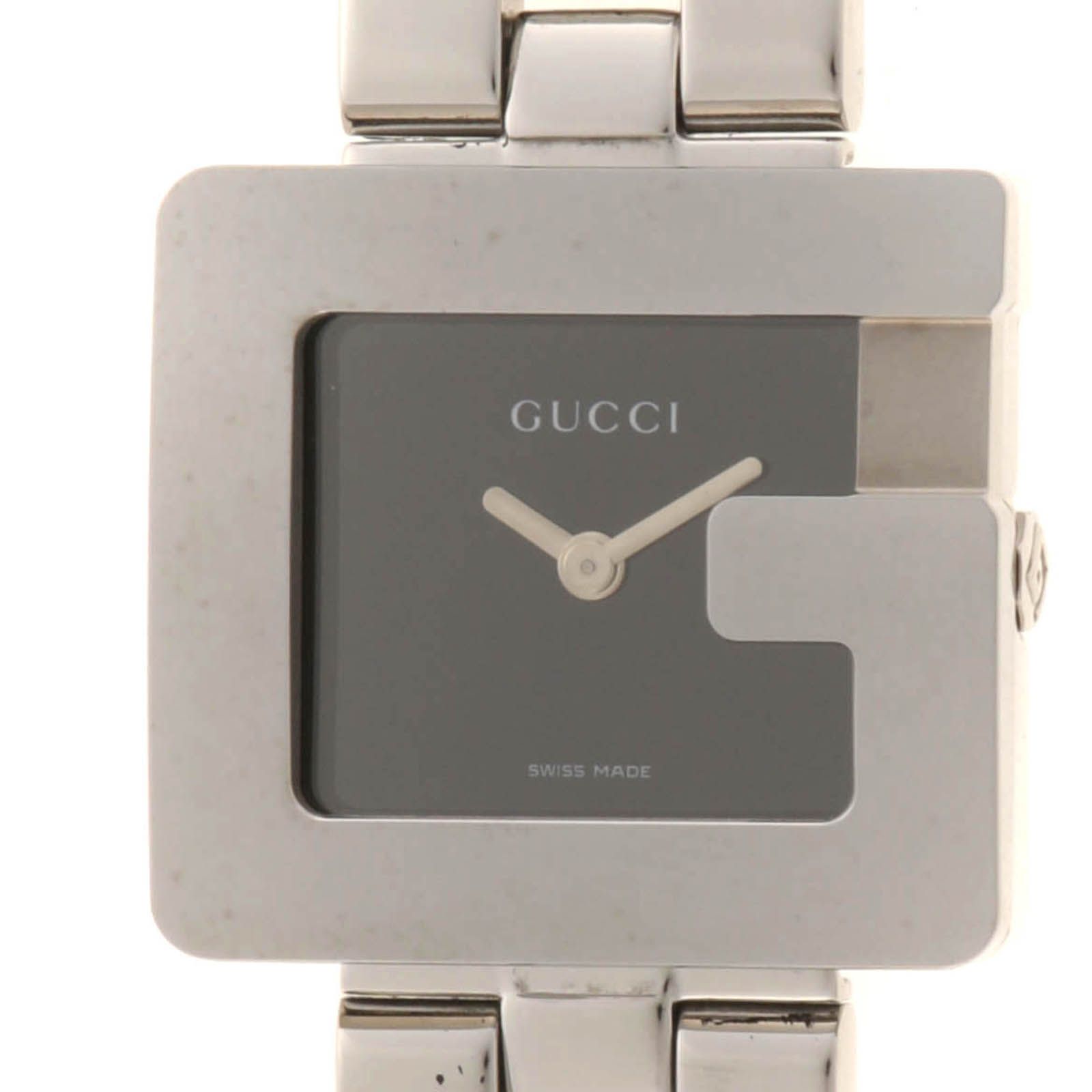 GUCCI グッチ 3600L 3600L 腕時計 ステンレス ブラック文字盤 クオーツ レディース【中古】473 25,126円