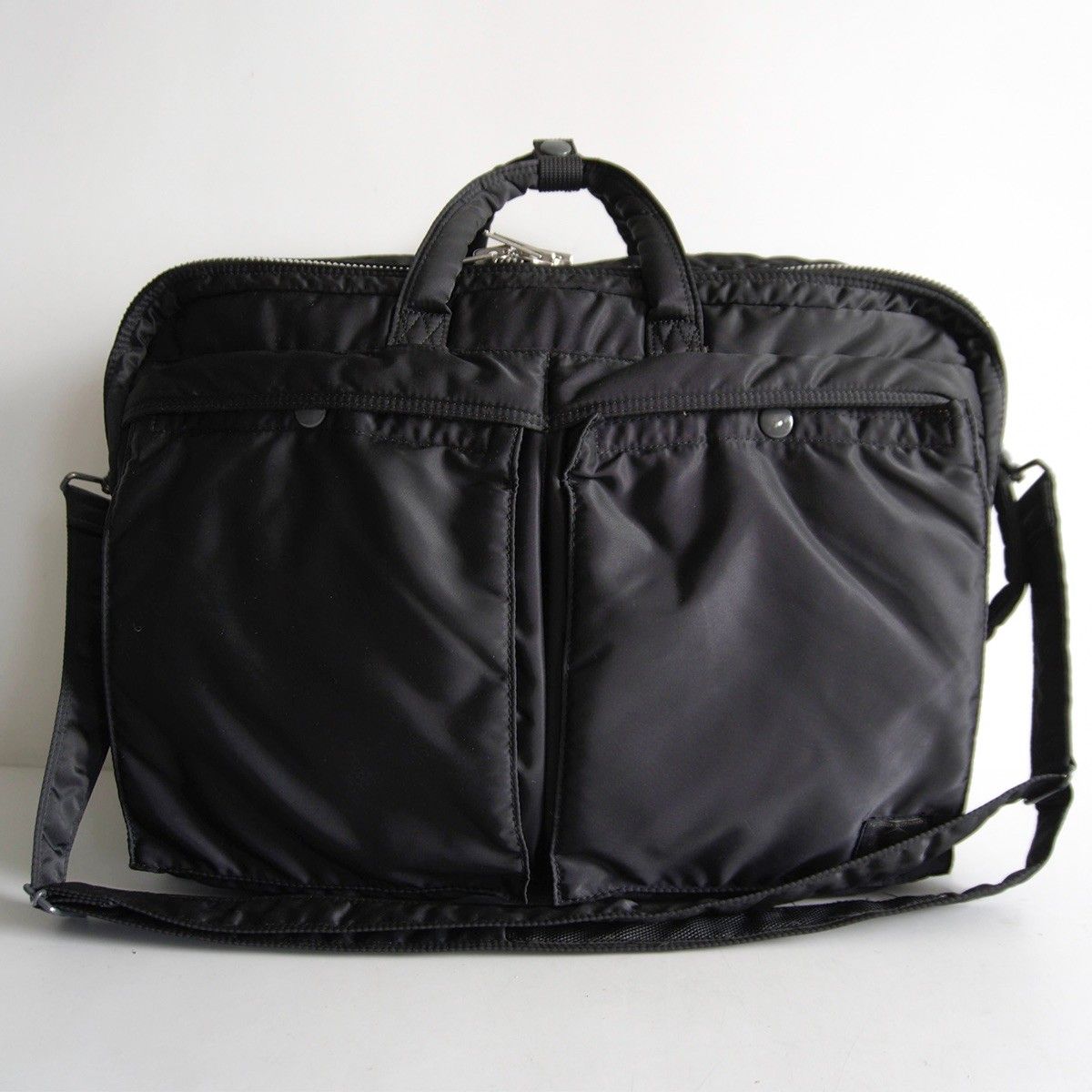 【美品】PORTER 【タンカー 2層式 3WAY ブリーフケース】ポーター ビジネスバッグ リュック ショルダー ナイロン TANKER 26080047
